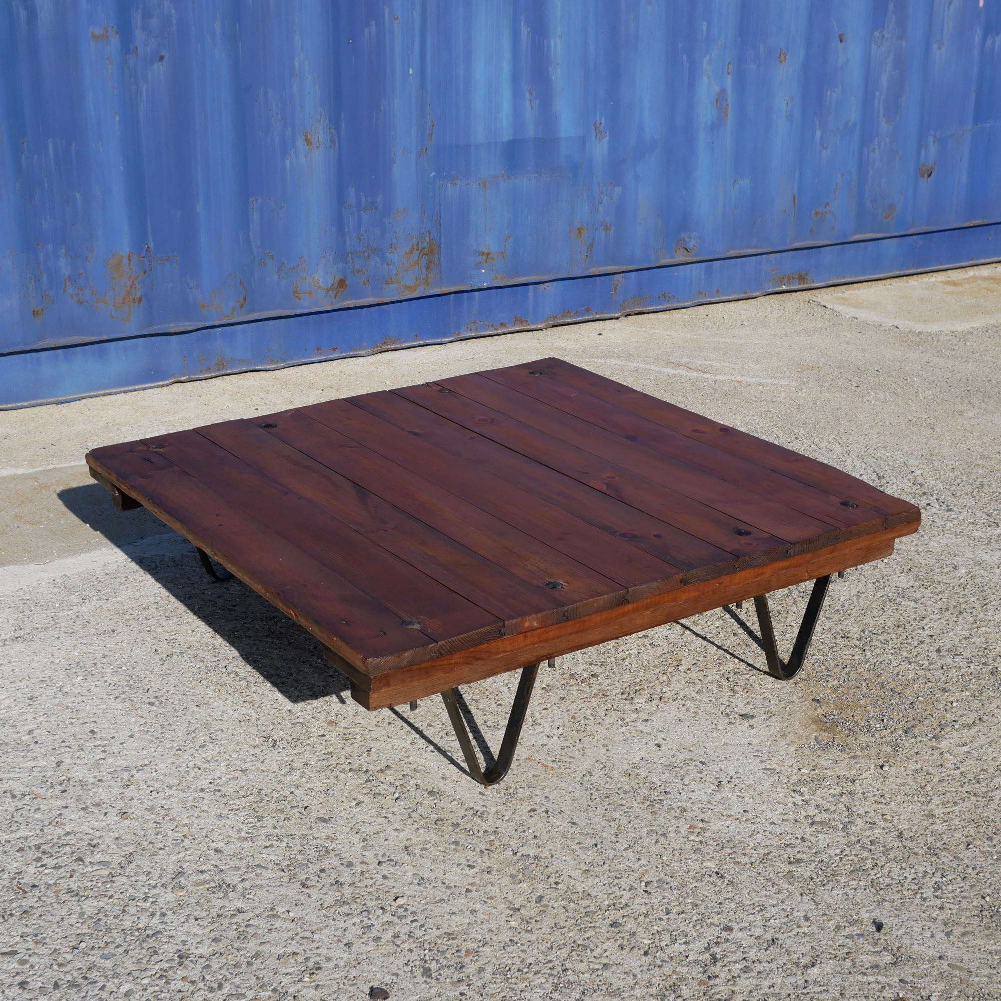 Industrial coffee table