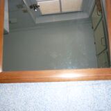 Mirror domed wooden frame 73x53, 80s