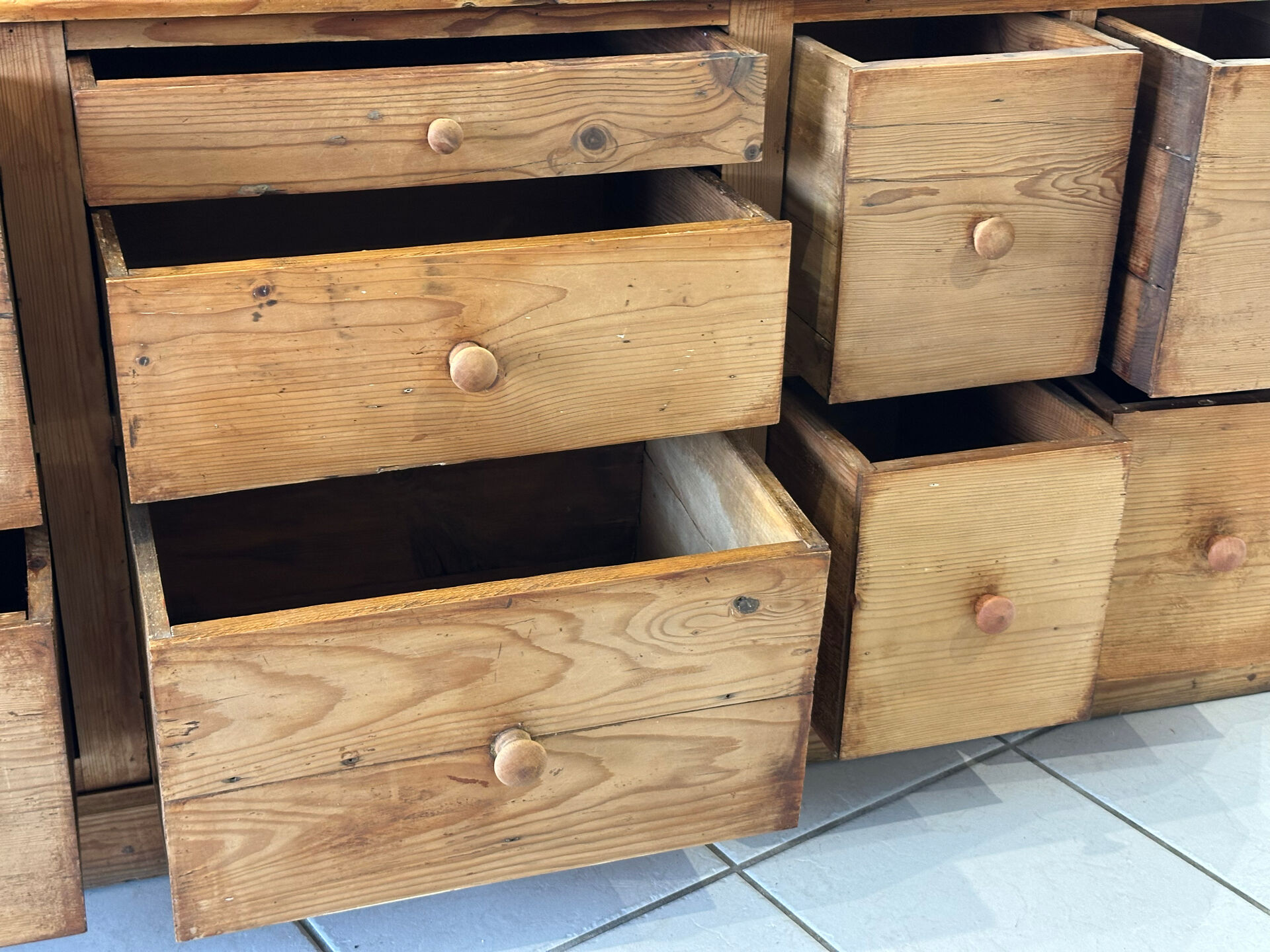 Vintage 1950s workshop sideboard
