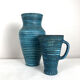 Vintage ceramic vase Accolay series "Gauloise" around 1960