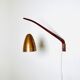 Swivel-Arm Perforated Brass Wall Lamp By Hans-Agne Jakobsson For Markaryd, Sweden, 1960S