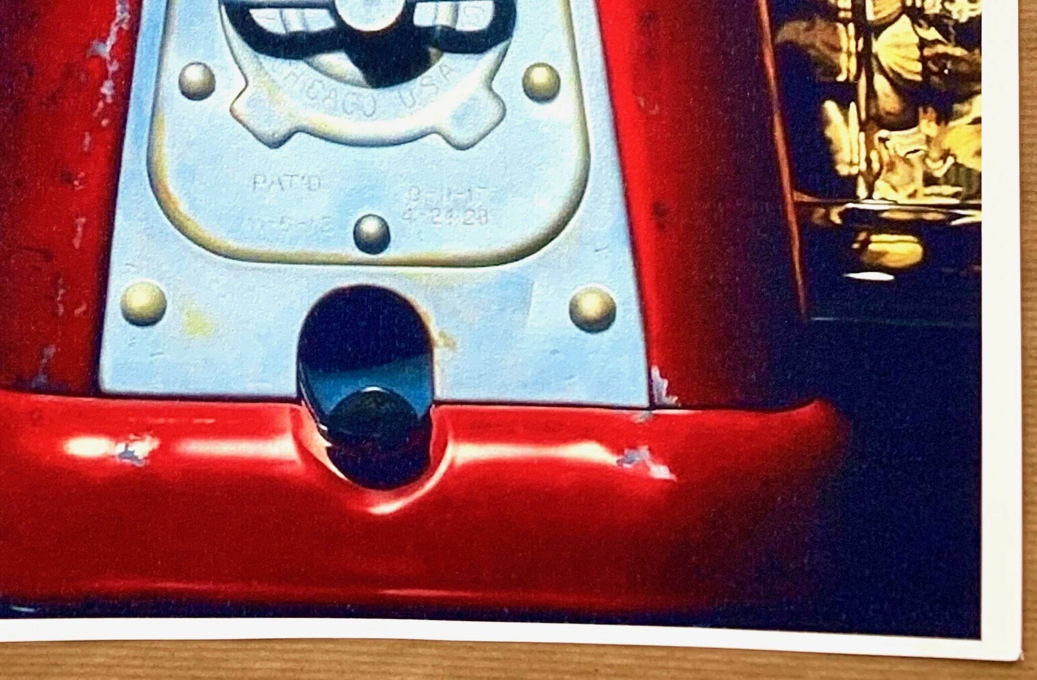 Original vintage pop art photo realism poster reissue of Charles Bell's "Gumball XV 1983"