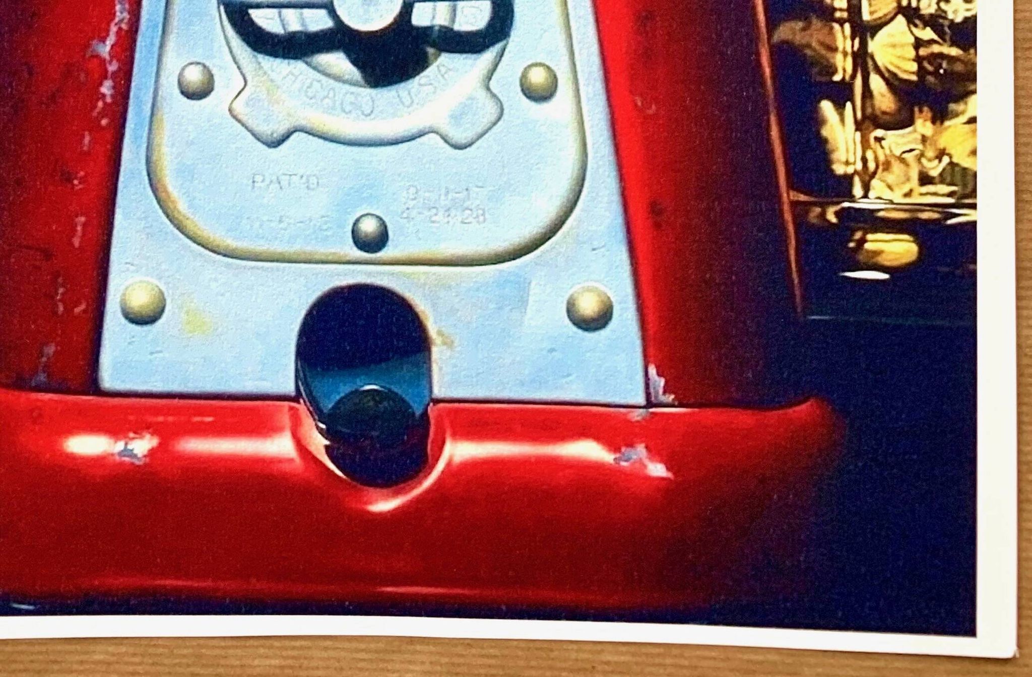 Original vintage pop art photo realism poster reissue of Charles Bell's "Gumball XV 1983"