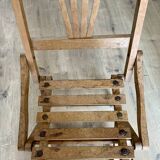 Set of 2 folding chairs for children from the 50s/60s