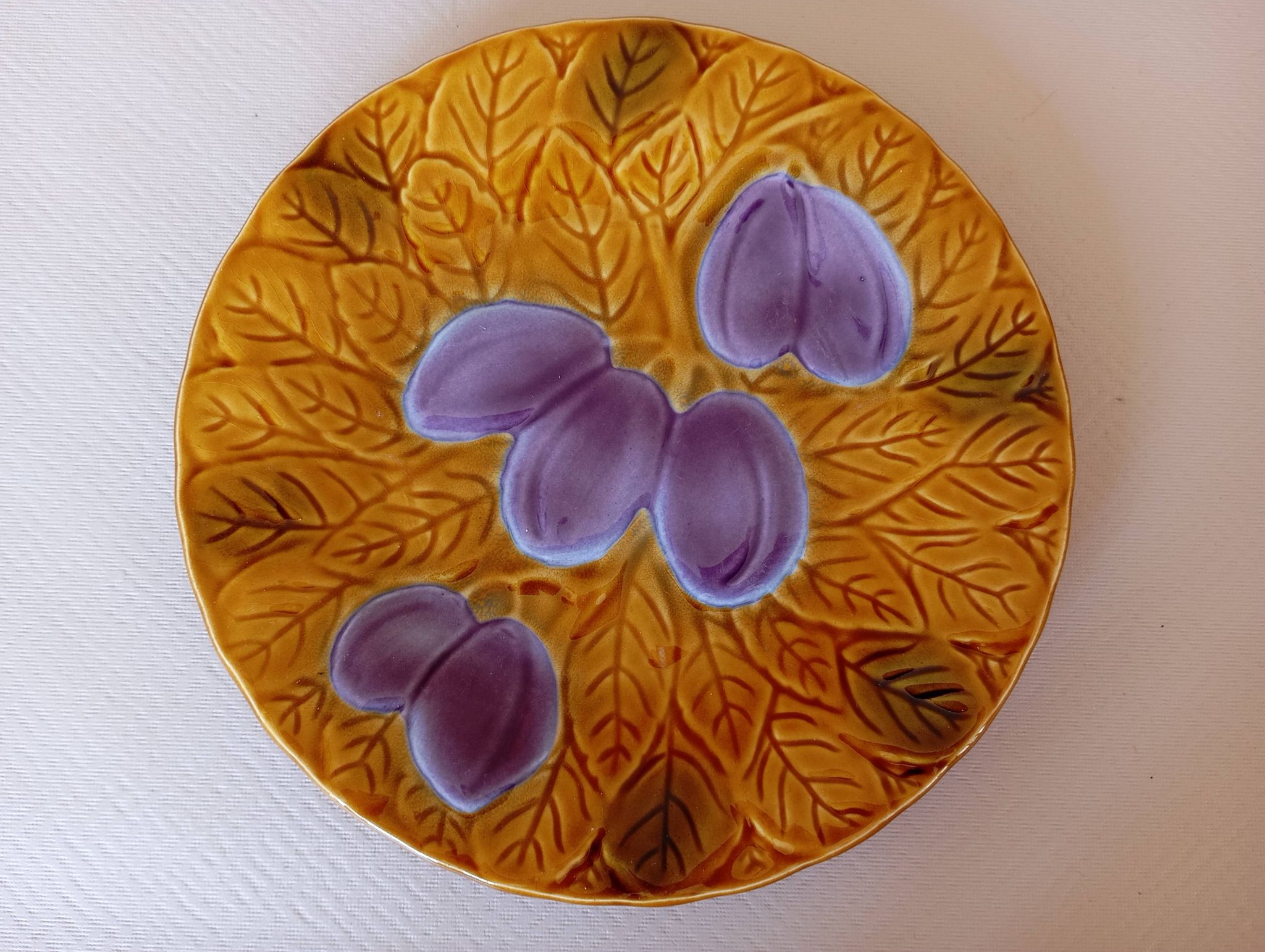 Cake service in slipware Salins les Bains