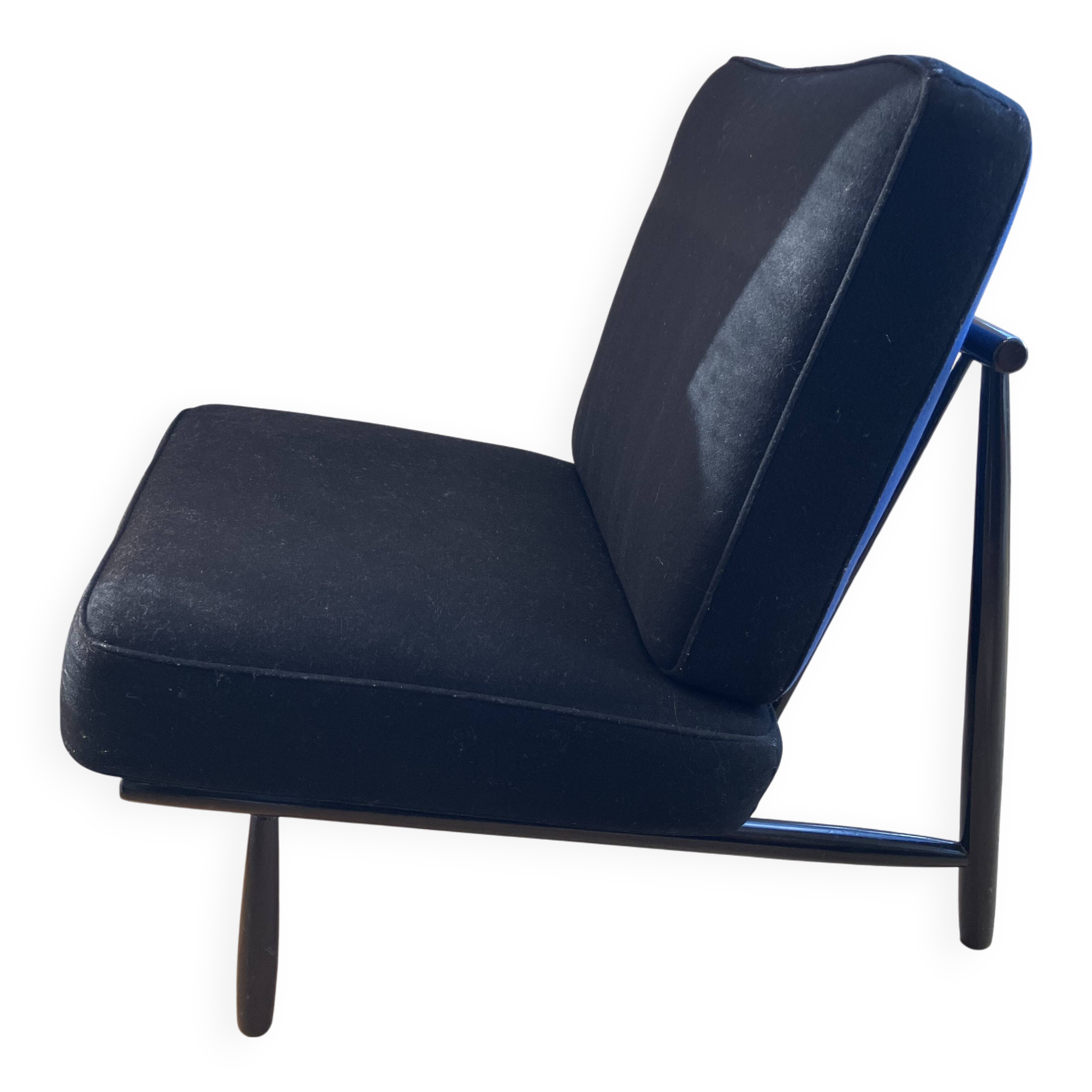 Fauteuil lounge Noir Domus Alf Svensson