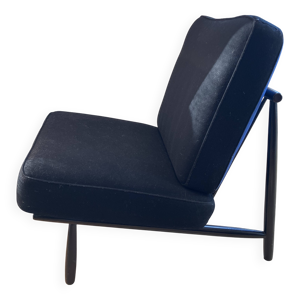 Fauteuil lounge Noir Domus Alf