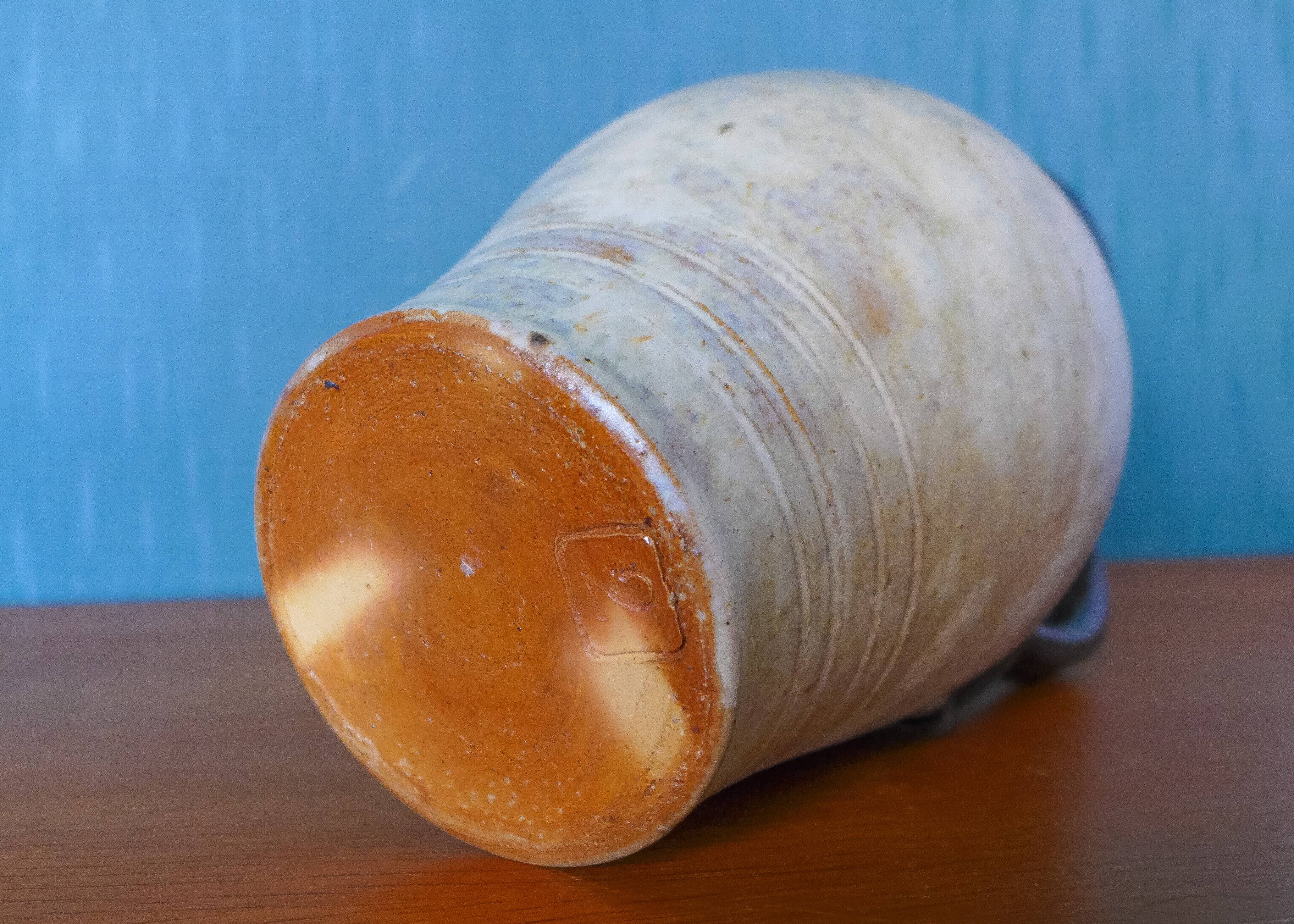 Vintage stoneware pitcher