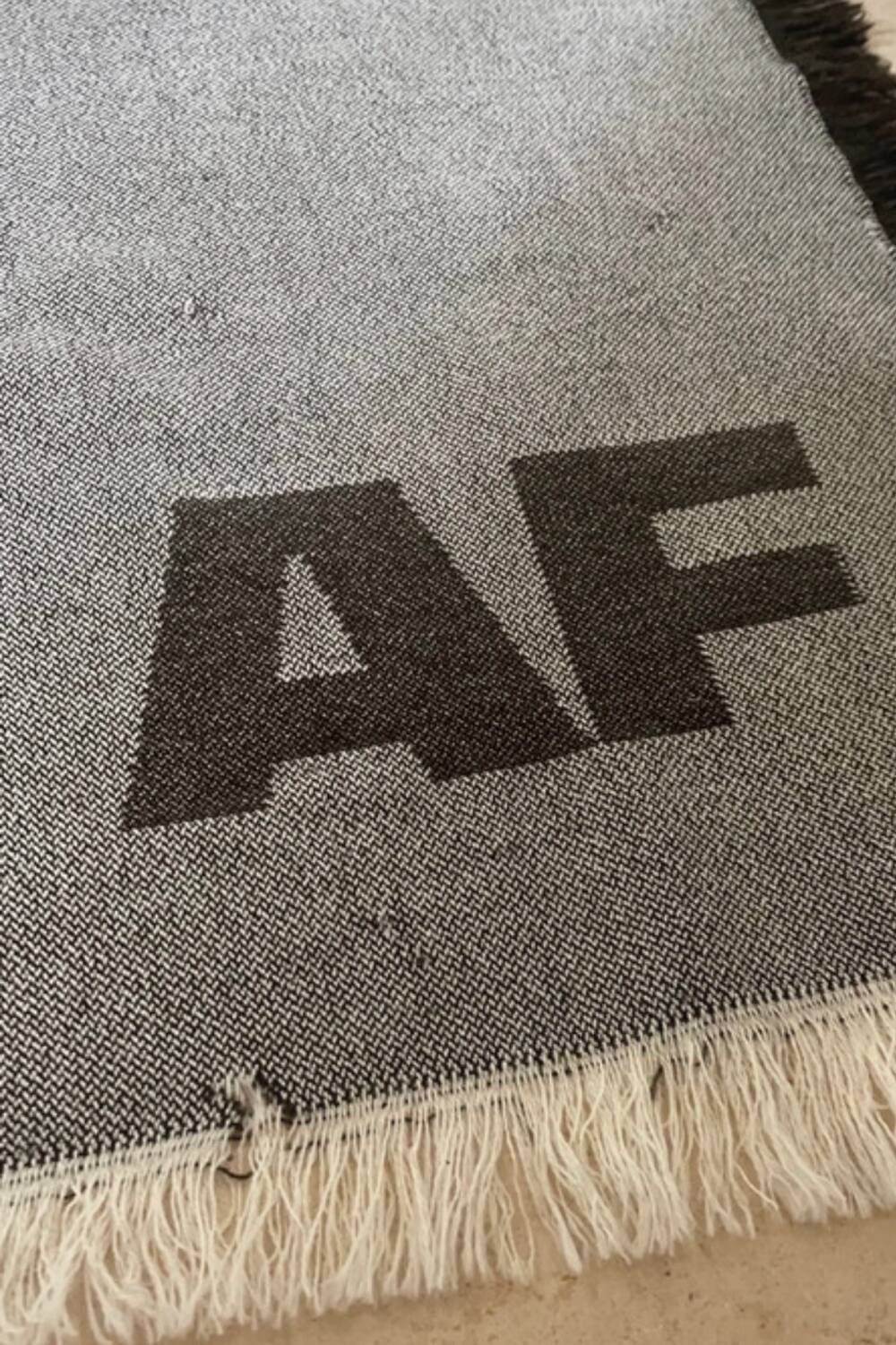 plaid Air France laine vierge