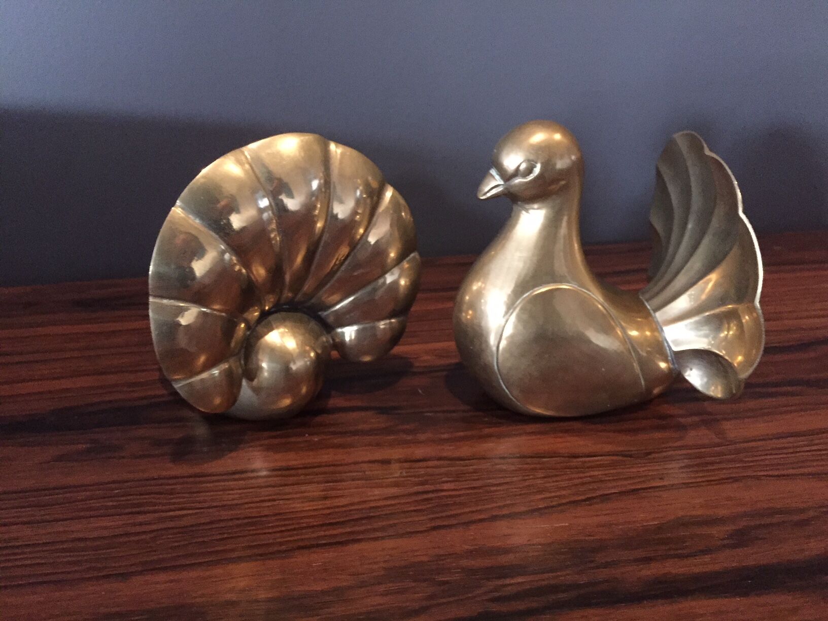 Press paper Peacock brass