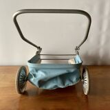 Poussette vintage pliable pour poupée