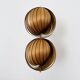 Wooden Double Moon Pendant Lamp