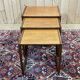 Set of 3 teak nesting tables from the GPlan brand from the 1970s