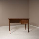 Scandinavian teak desk, 2 drawers