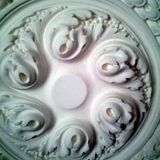 Rosette in staff, reinforced plaster 60cm