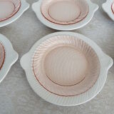 6 rosaline dessert plates