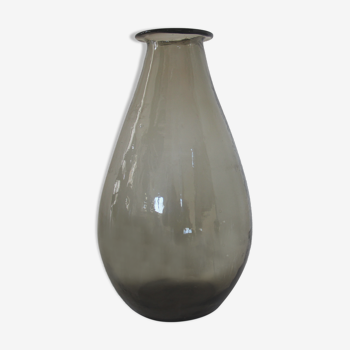 large smoked vase