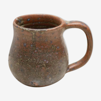 Vintage pyrite stoneware cup