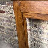 Fireplace surround in light oak 1980s