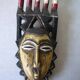 Antique African Yaouré Kokole Kwain mask Ivory Coast Ethnic art collection
