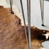 2 formica chairs - eiffel legs