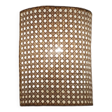 Pair of cannage wall lights