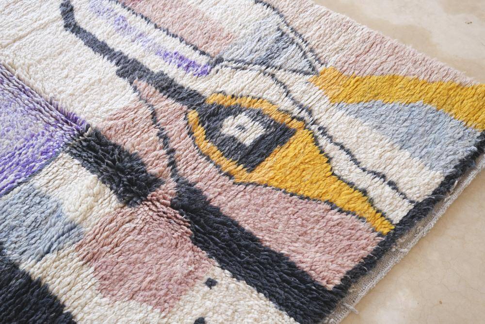 Moroccan Boujad Abstract Rug - 260 x 180 cm