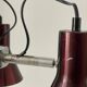 A Space Bordeaux ceiling light with 3 arms, 1970s, Germany