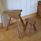 Vintage tripod stools