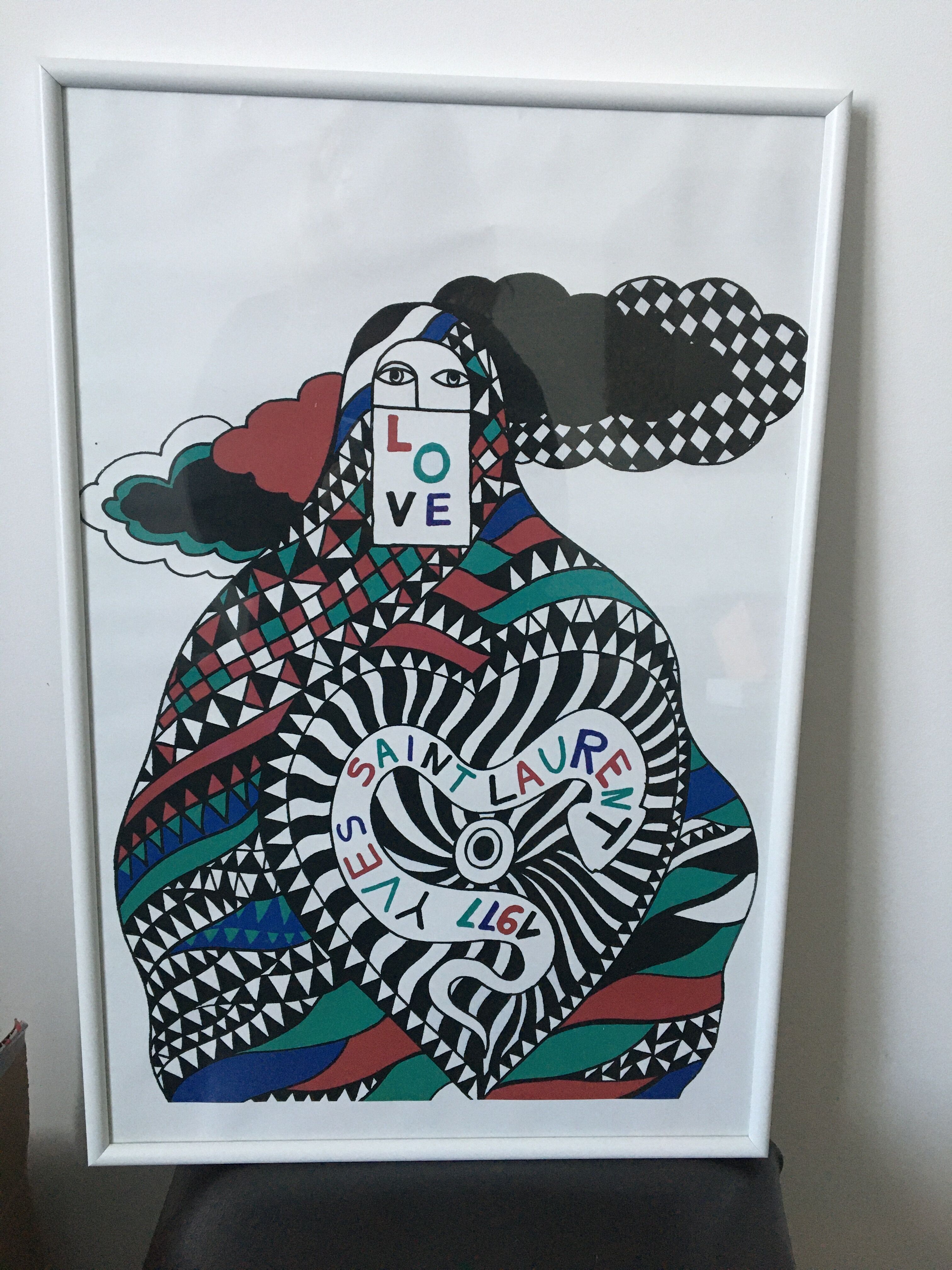 Poster by Yves Saint Laurent