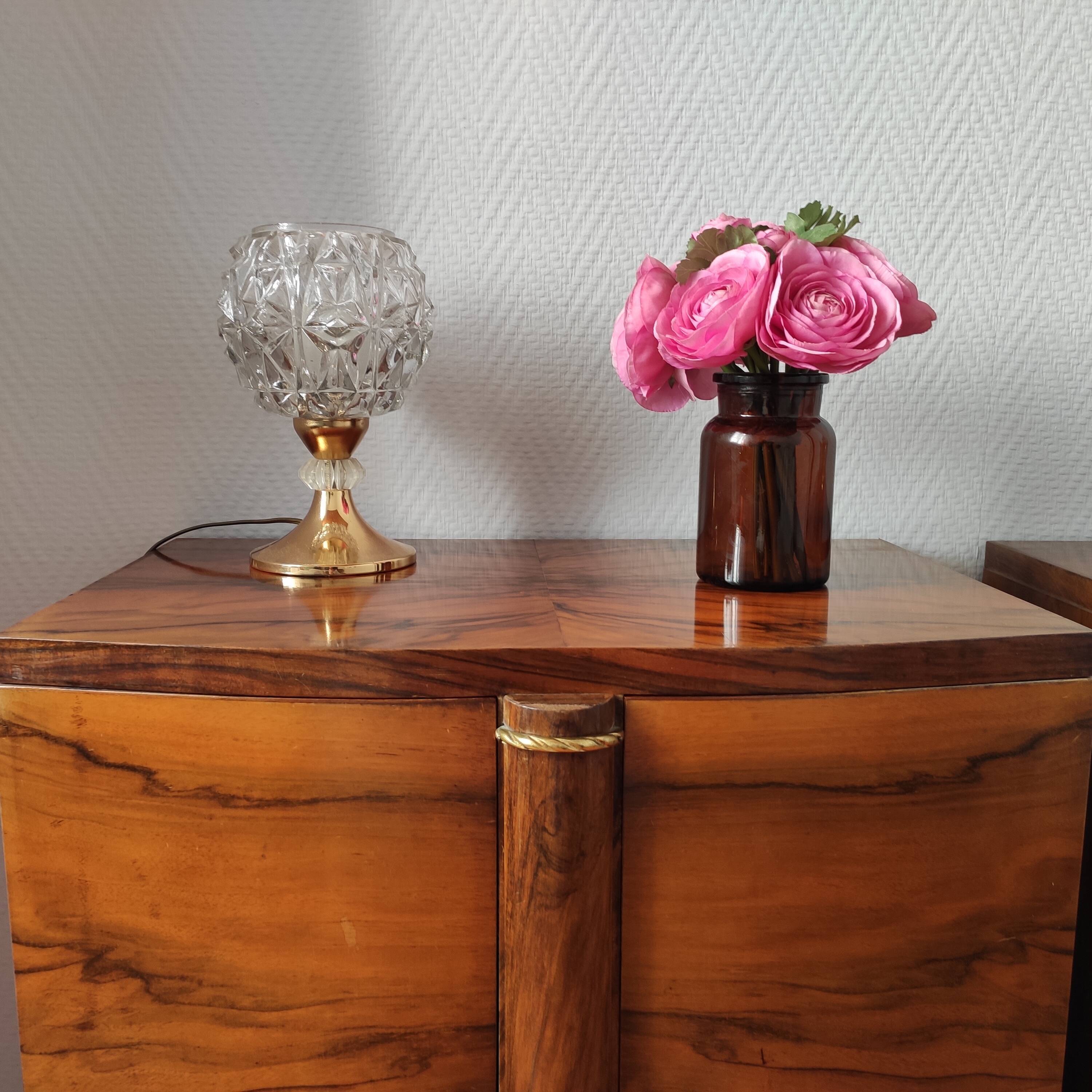 Pair of art deco bedside tables