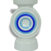Vase ou bougeoir en porcelaine - pop art
