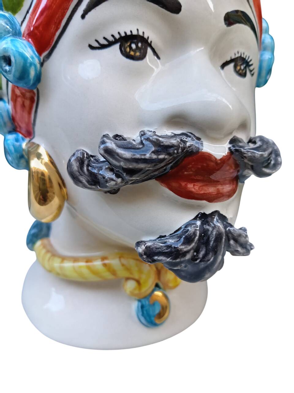 Teste di moro siciliane in ceramica