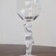 Set of 2 vintage Bayel crystal wine glasses