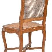 4 caned chairs from the Louis XV period stamped by Charles Delenoncourt.