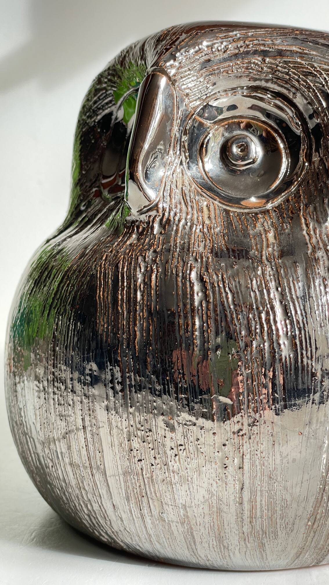 Owl Ceramic by Aldo LONDI