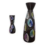 Ceramic Kongo Vases by Bodo Mans for Bay Keramik, 1960s, Set of 2