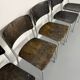 Set of 6 stackable chairs designed by Gustav Hassenpflug, Bauhaus, 1940s.