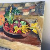 Still life painting oil on canvas