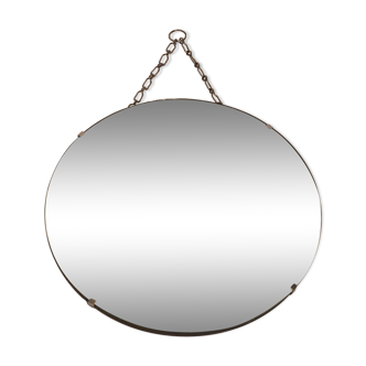 Mirror round beveled 50 years