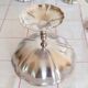Set of 6 large ice cream cups, in 18/10 stainless steel (ref 17)