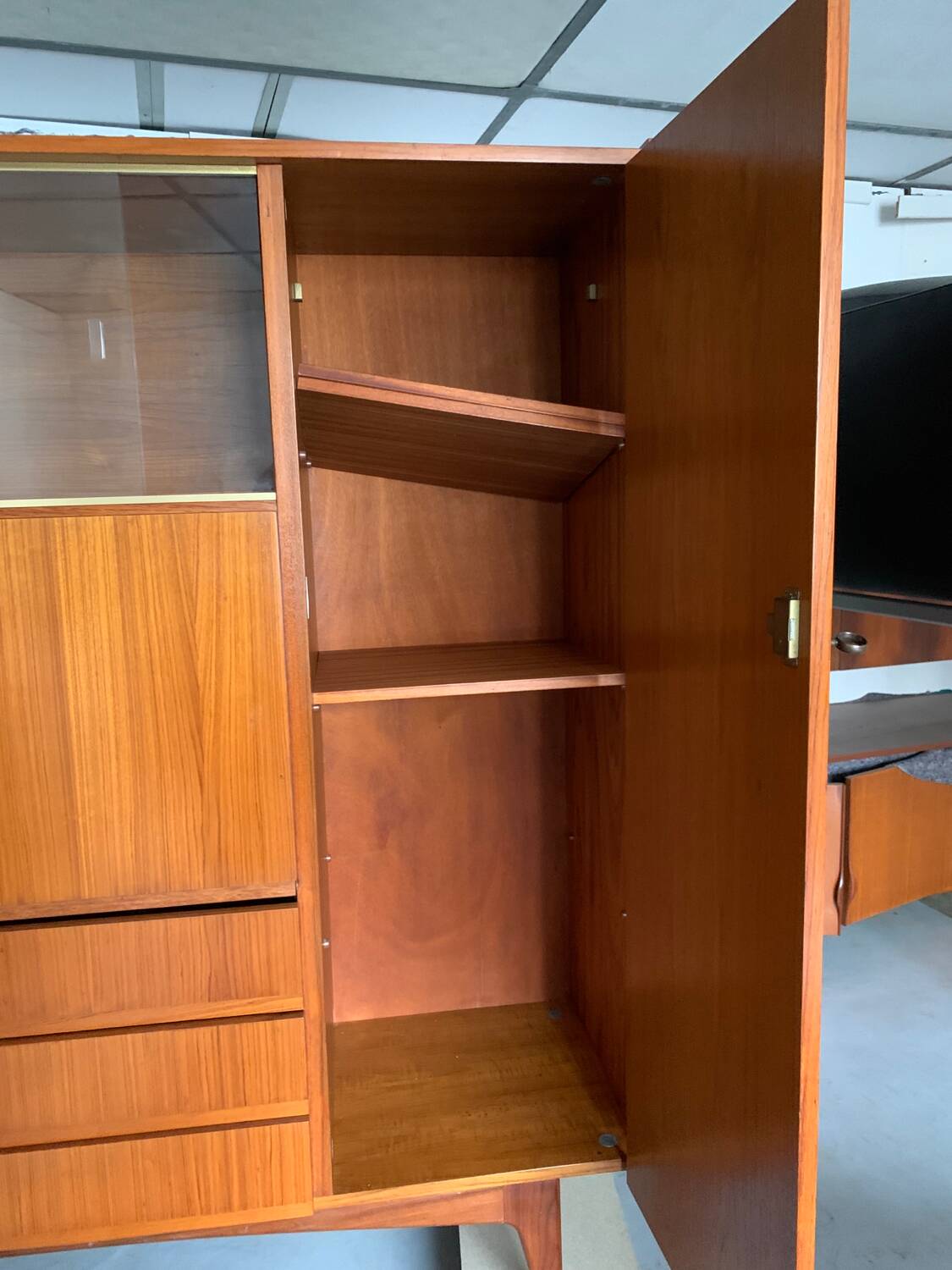 Vintage Scandinavian teak wardrobe