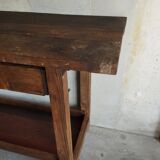 Old workbench with 2 large drawers