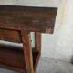 Ancien établi 2 tiroirs grand modèle