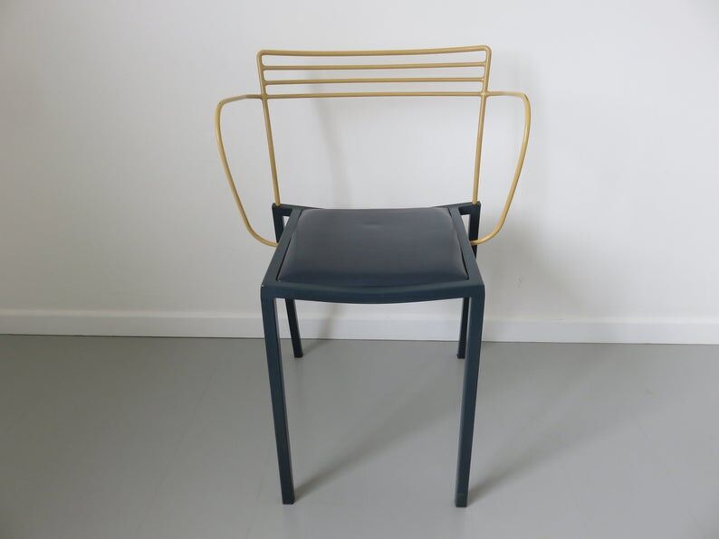 Pair of armchairs Pascal Mourgue model "Piccolo" for Fermob 1990