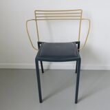 Pair of armchairs Pascal Mourgue model "Piccolo" for Fermob 1990