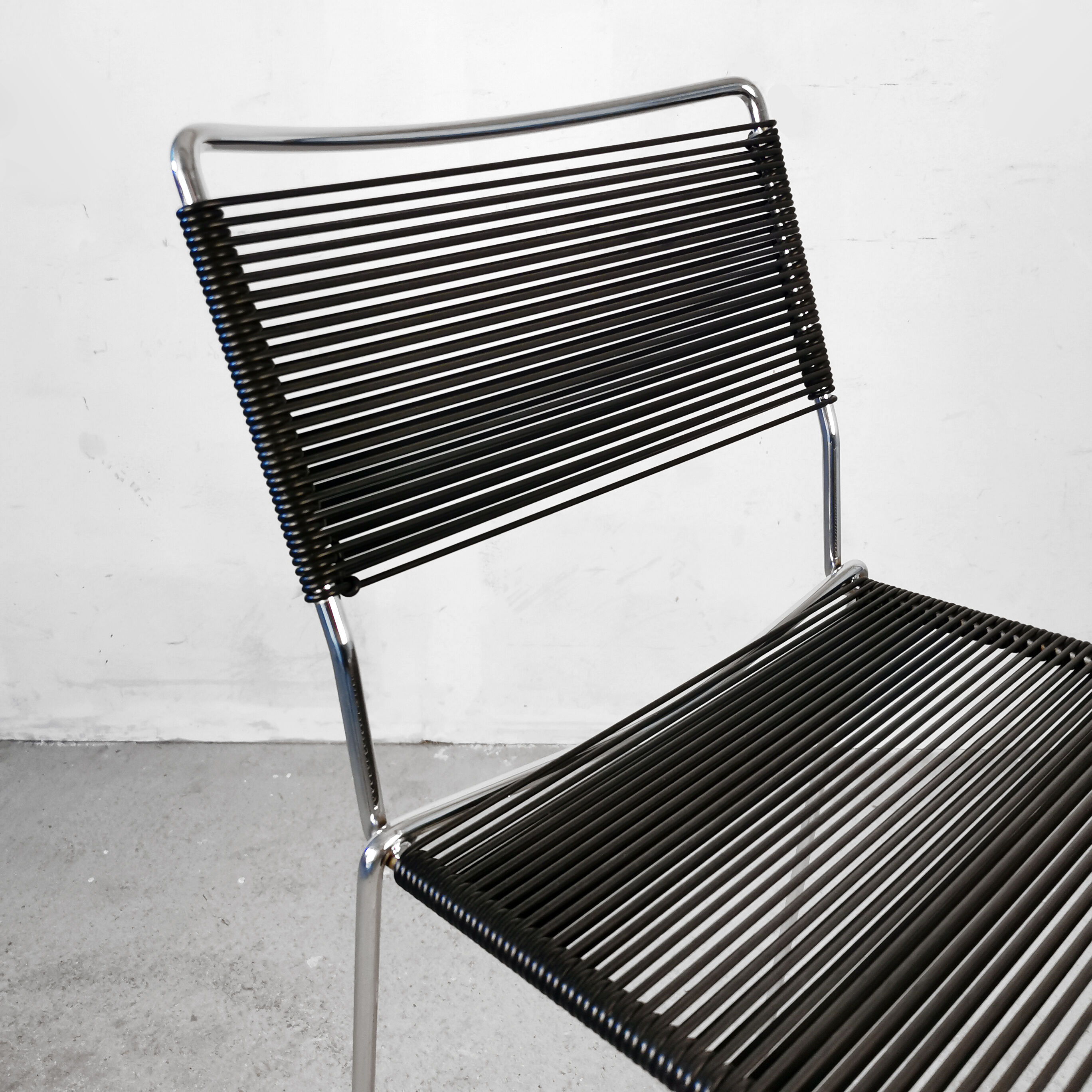 High "spaghetti" stool, 1970s