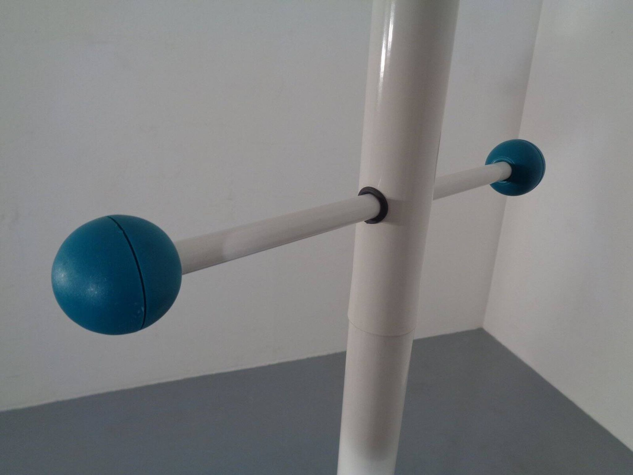 Italian Tubular Coat Rack, 1970s
