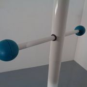 Italian Tubular Coat Rack, 1970s