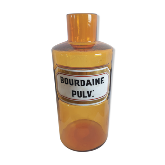 Pot of pharmacy bourdaine pulv